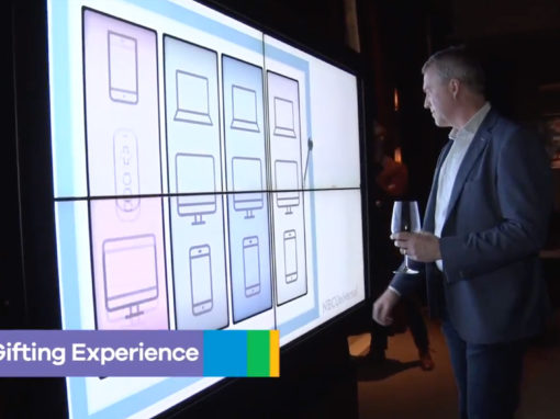 Trade Show: NBC – Experiential touchscreen digital wall with interactive slot machine