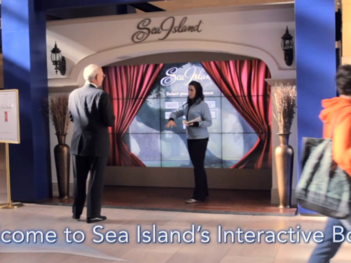 Sea Island – Grand Central Station Pop Up Media Wall