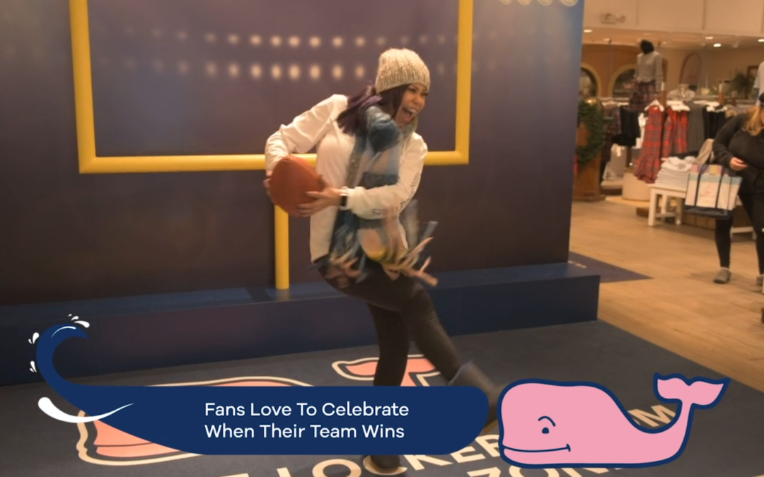 Vineyard Vines – NFL Touchdown Pose Pop Up